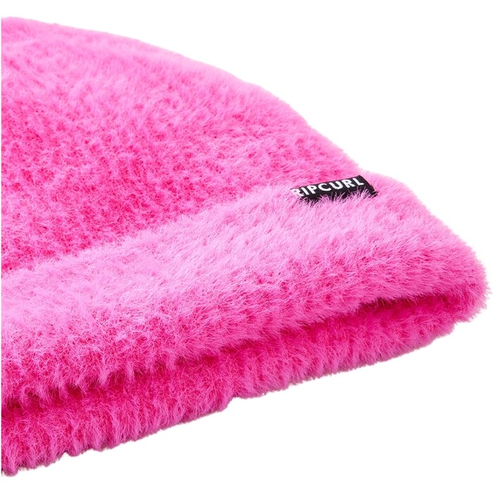 2024 Rip Curl Frauen Fuzzy Shallow Beanie 05OWHE - Hot Pink